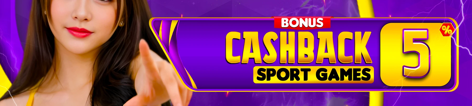 BONUS CASHBACK 5%